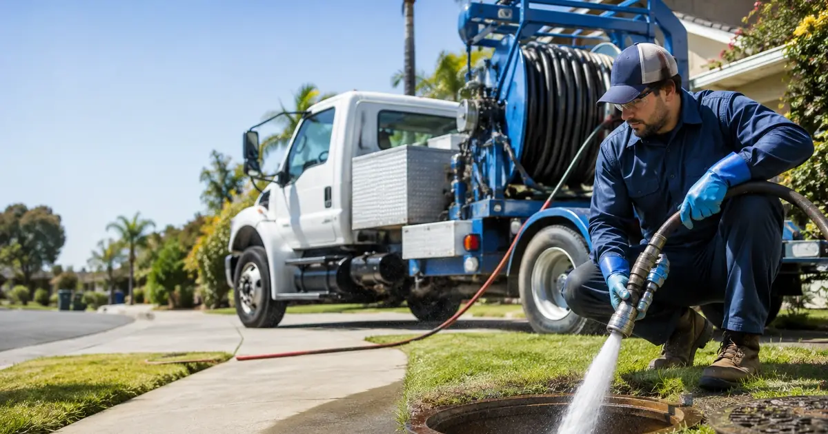 Hydro jet sewer cleaning Forest Knolls